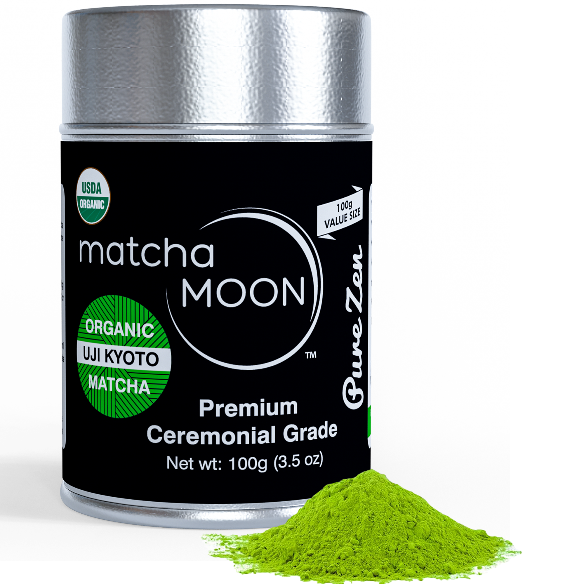 "Pure Zen" Premium Organic Japanese Matcha Green Tea Powder