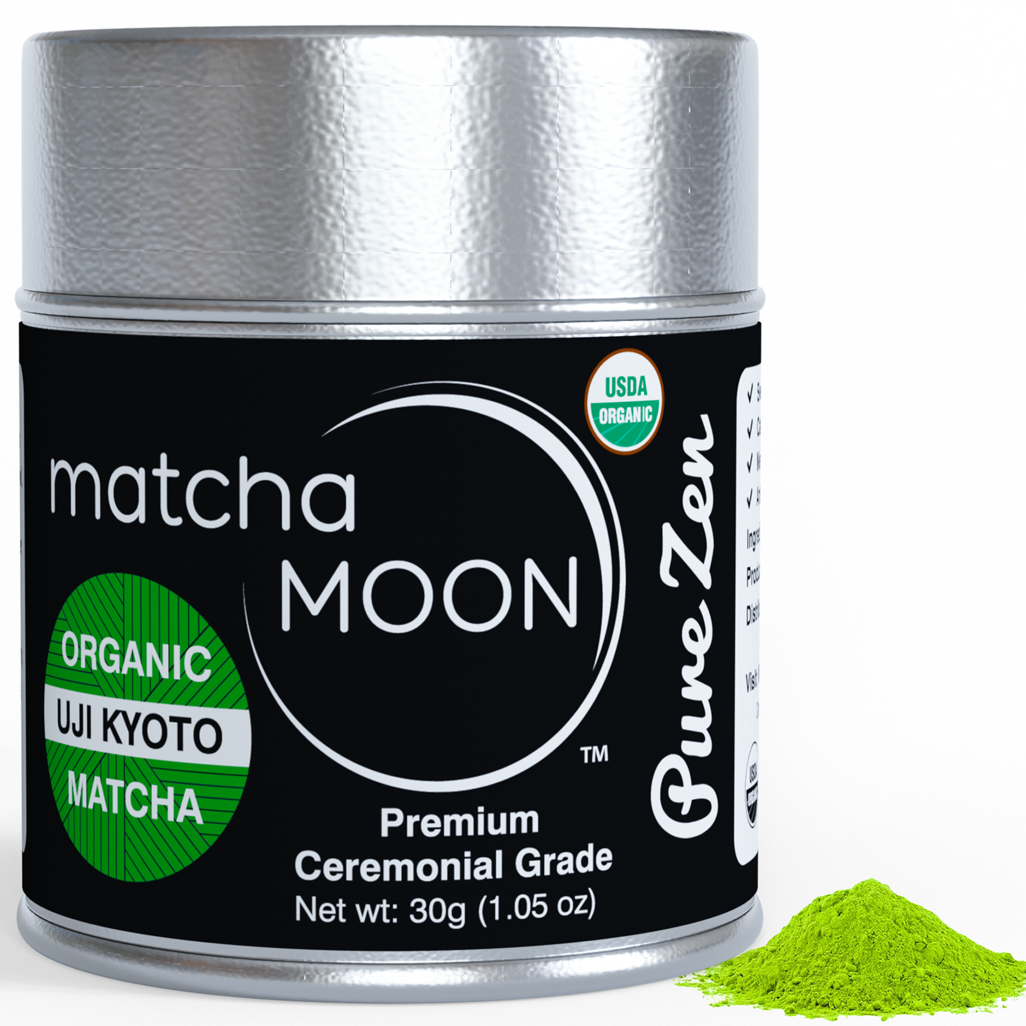 "Pure Zen" Premium Organic Japanese Matcha Green Tea Powder