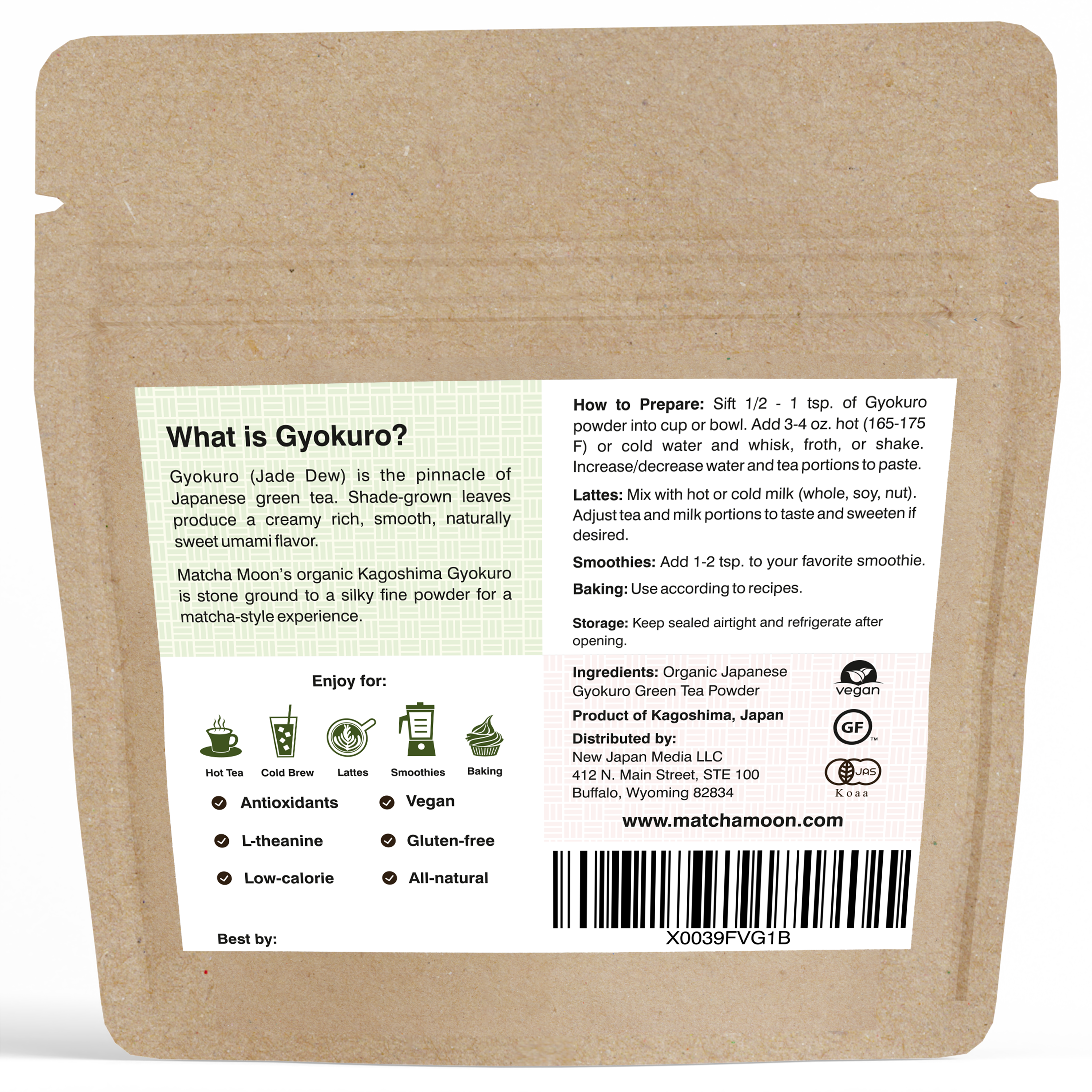 ***NEW*** Ceremonial Gyokuro Matcha Green Tea Powder 40g
