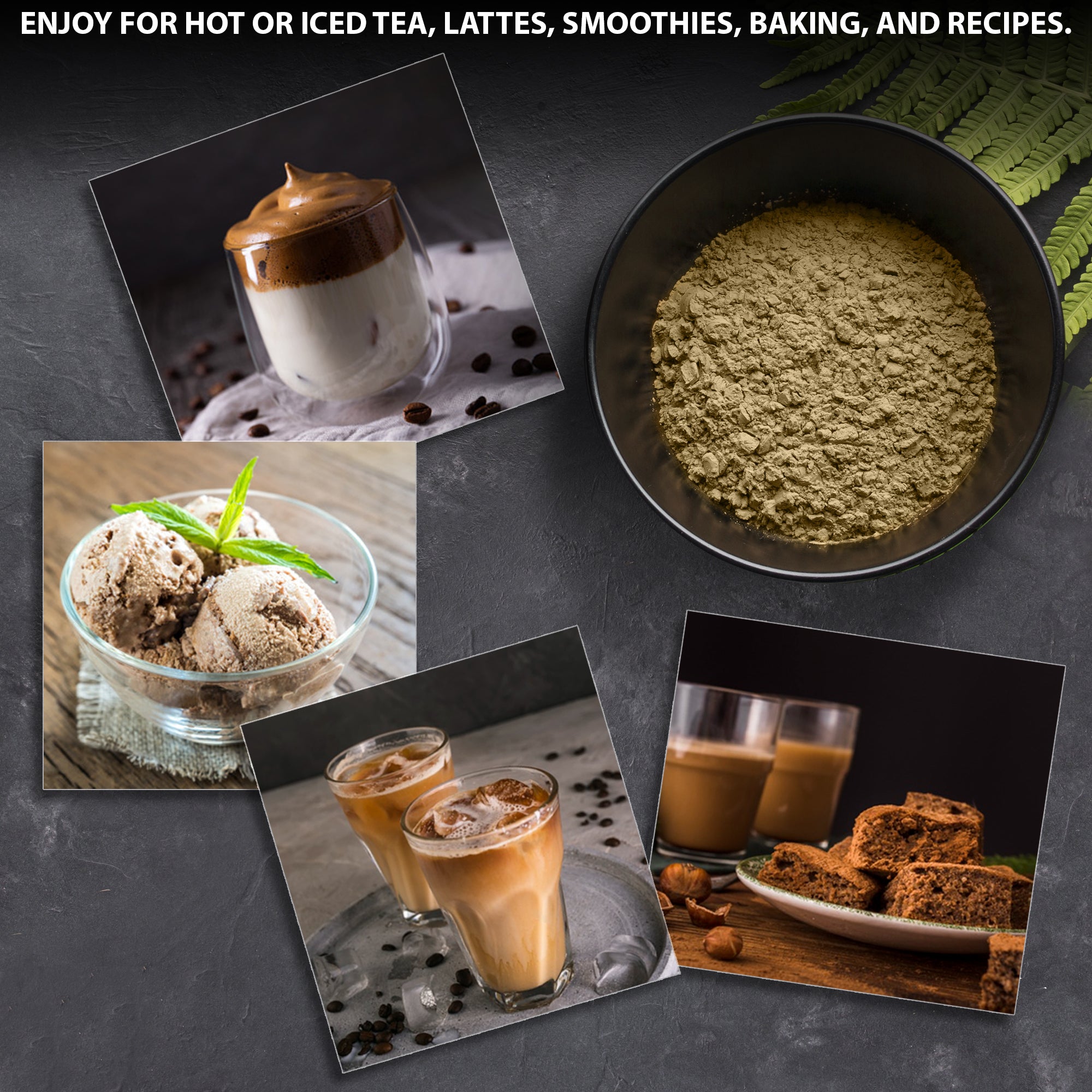 Organic Matcha-Style Hojicha Roasted Green Tea Powder