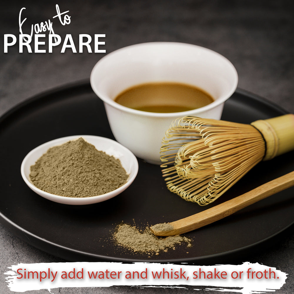 Organic Matcha-Style Hojicha Roasted Green Tea Powder - Easy to prepare